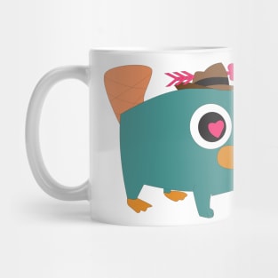 Valentine's Day Baby Perry the Platypus Mug